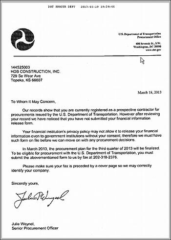 FakeLettertoMotorCarriers