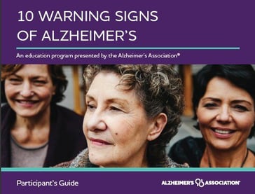 10 Warning Signs Alzheimer slides t